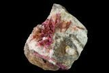 Roselite and Calcite Crystal Association - Morocco #137019-2